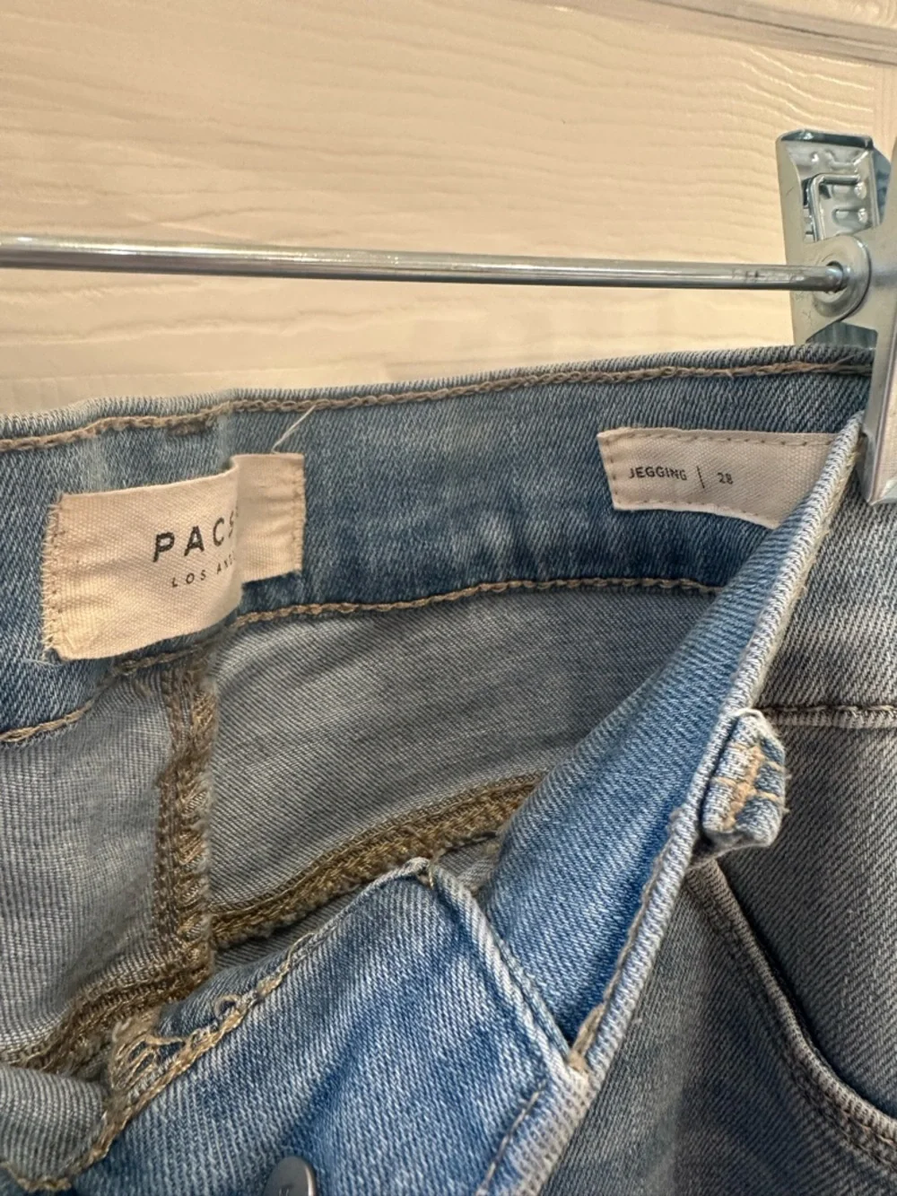 Pacsun Blue Distressed Women's Jeans - Picture 3 of 3
